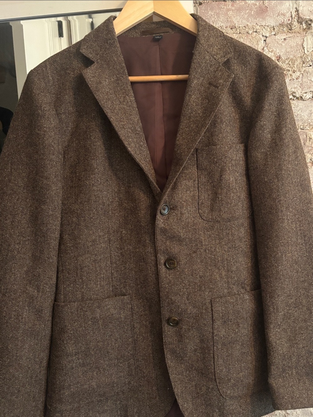 J. Crew Ludlow 36S, Brown Wool sports Jacket